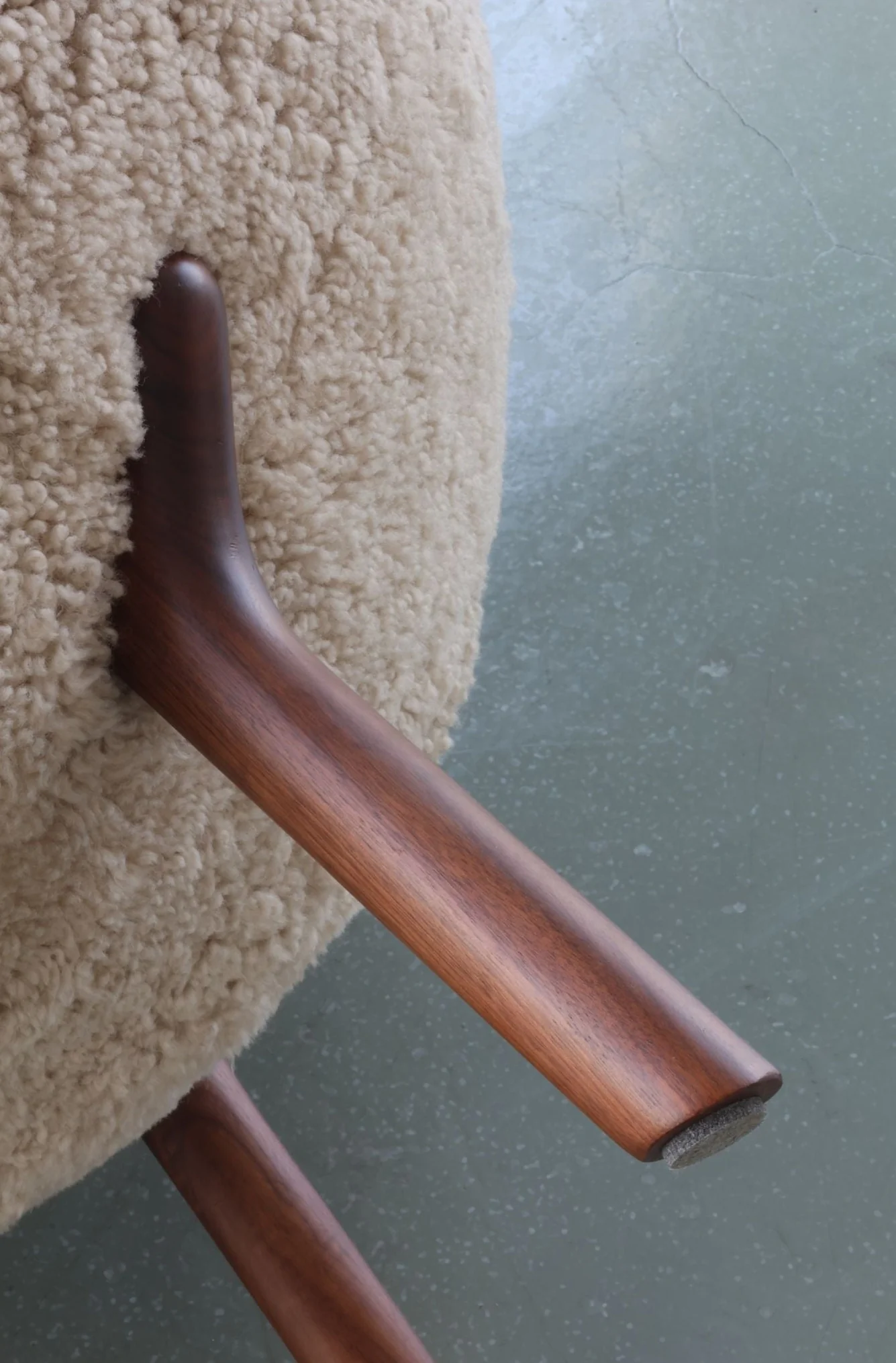 Agnes Wool Armchair - Premium - Image 9