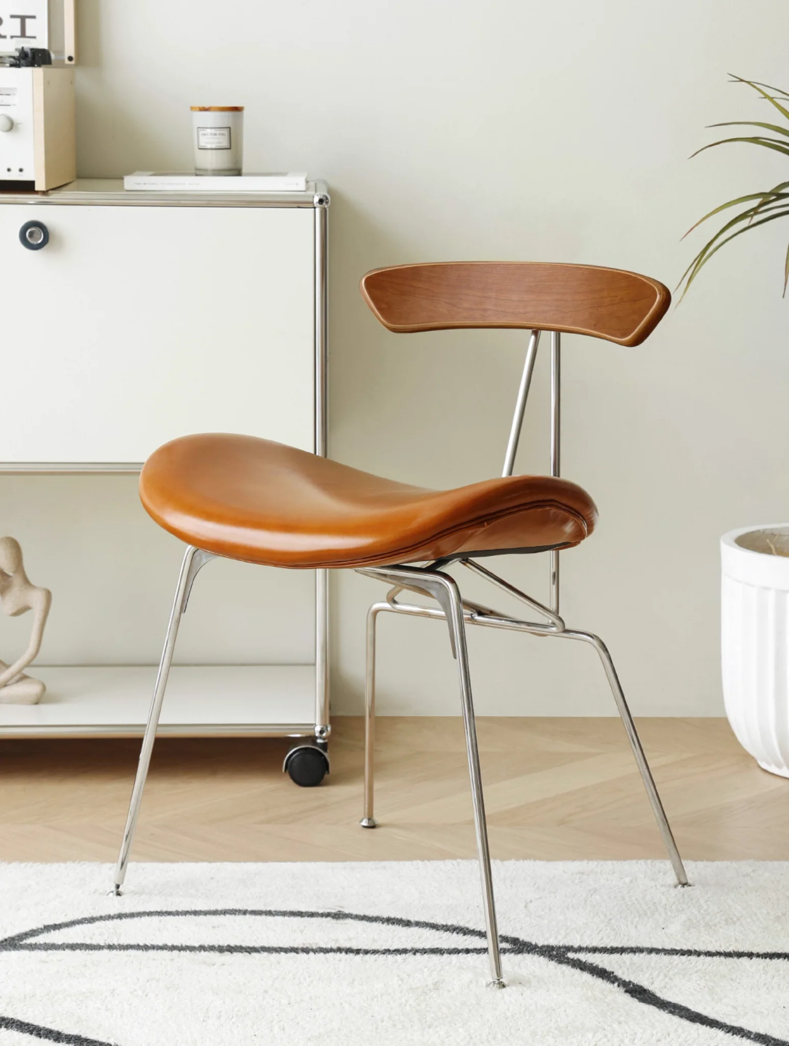 Ana Leather Dining Chair - Image 4