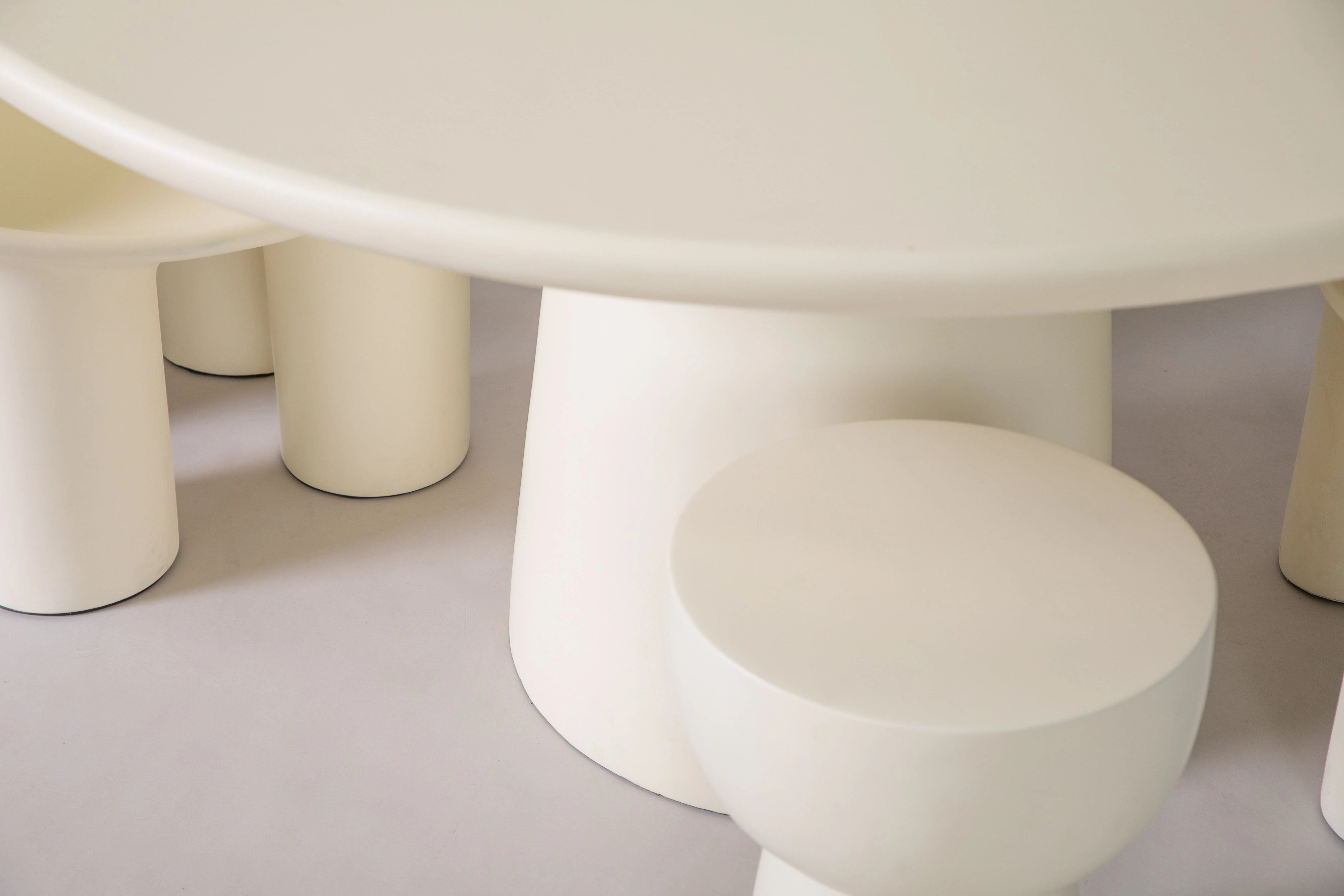 Chubby Series | Fibreglass Dining Table - Image 12