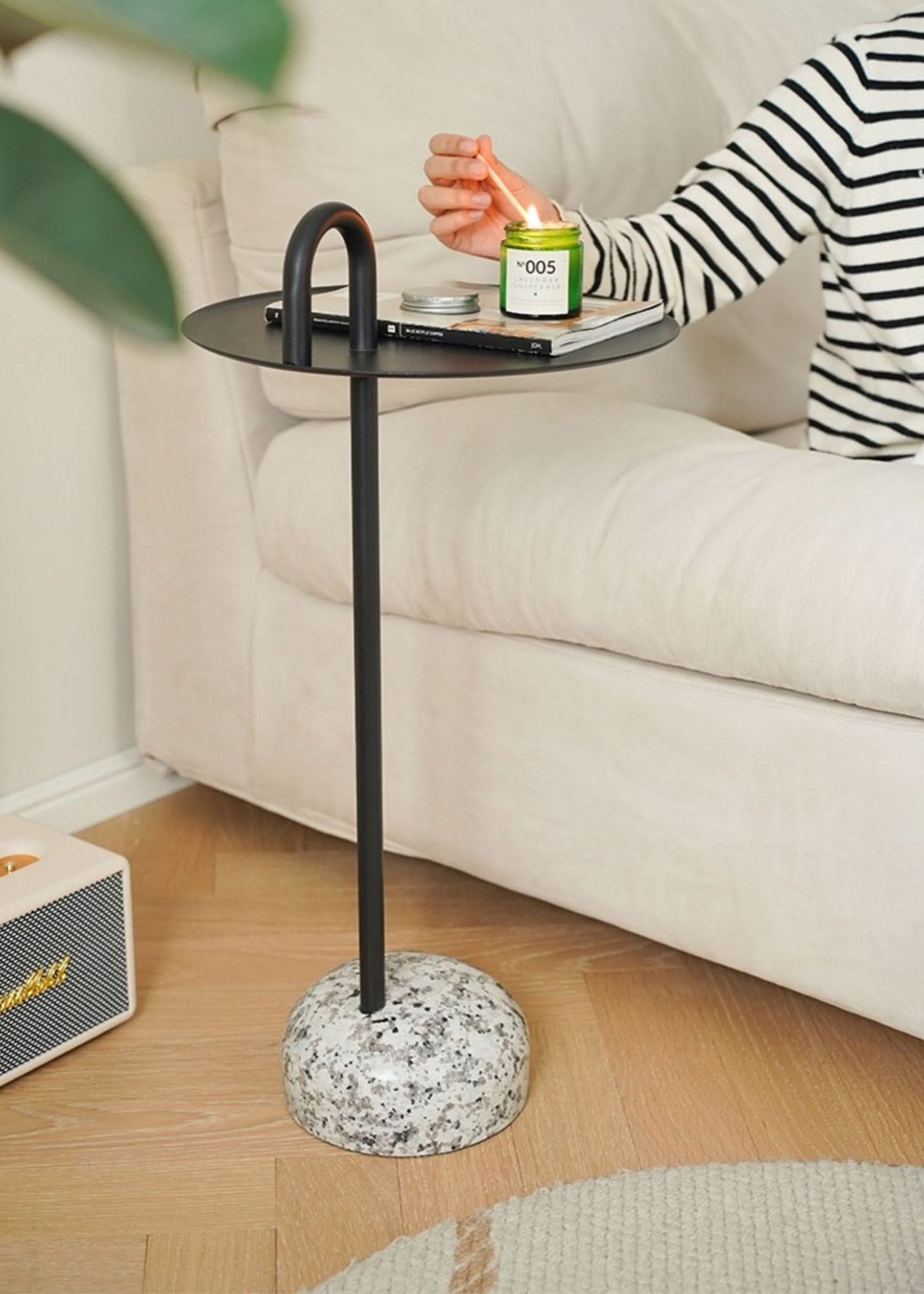 Contemporary Granite Drink Stand - Image 6