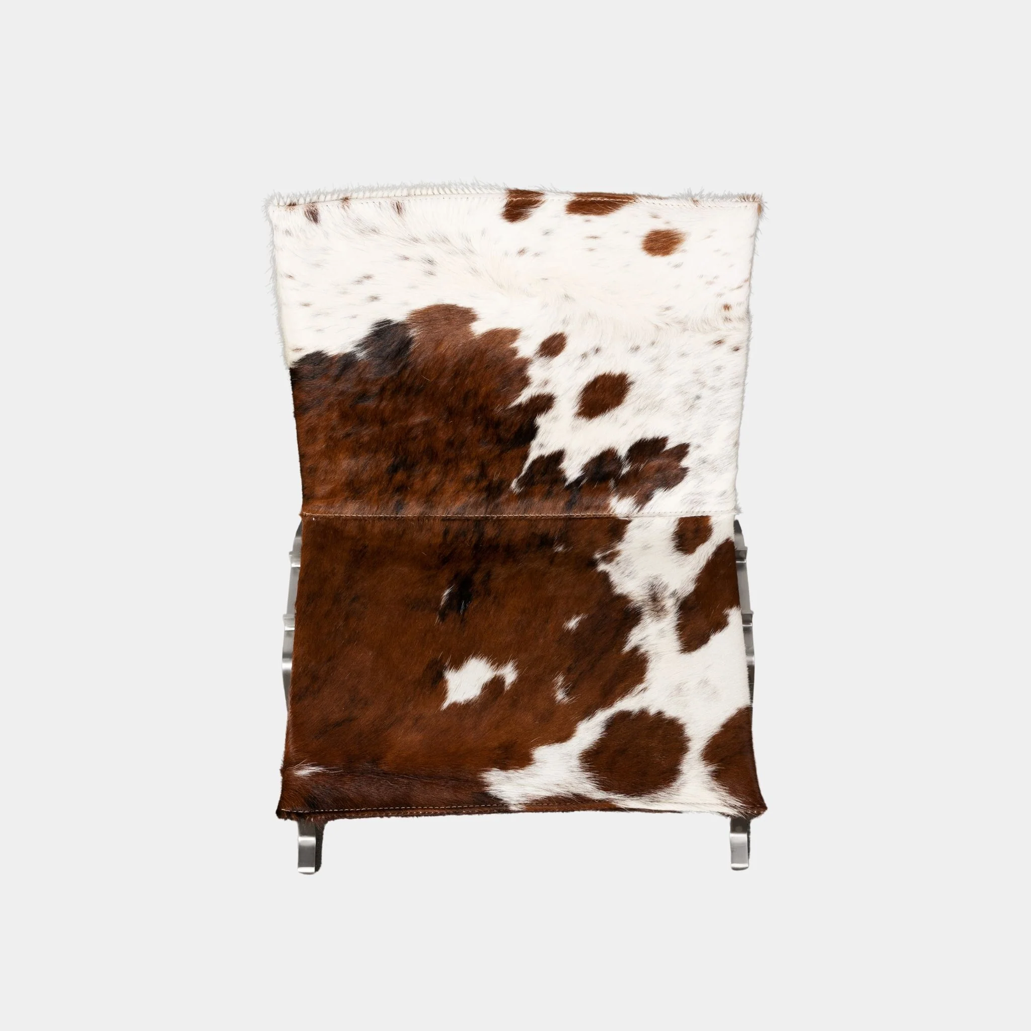 Cowhide Metal Lounge Chair - Image 6