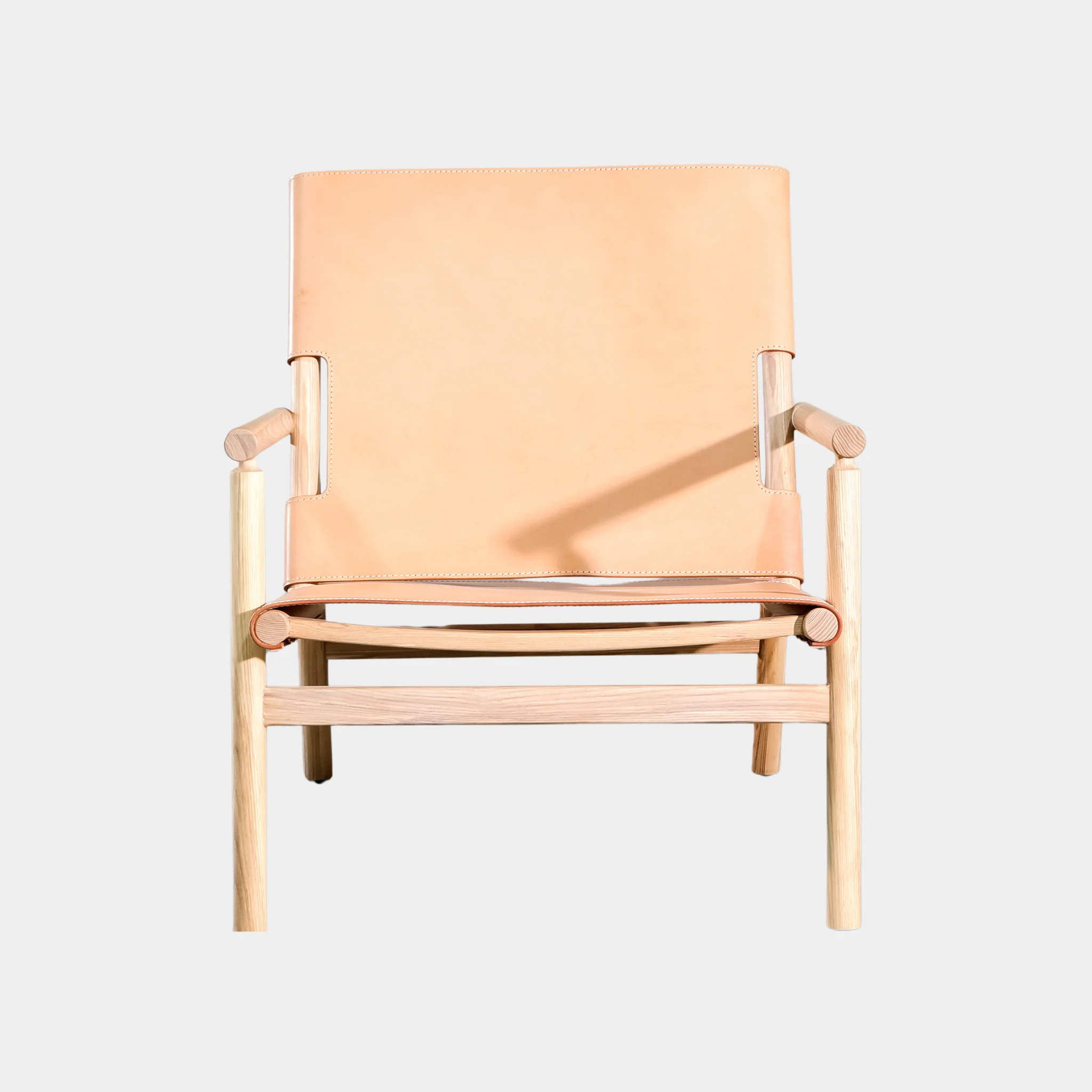 Ebony Leather Lounge Chair - Image 5