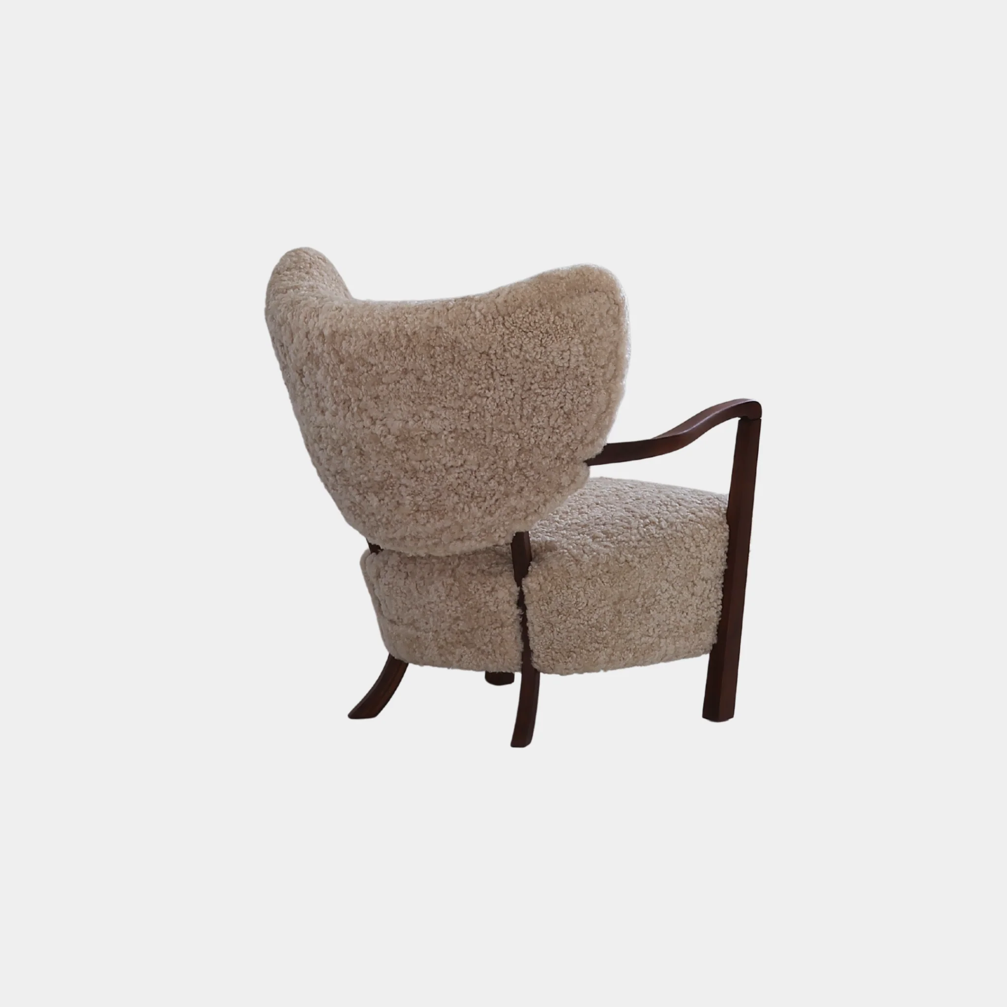 Edith Wool Armchair - Image 13