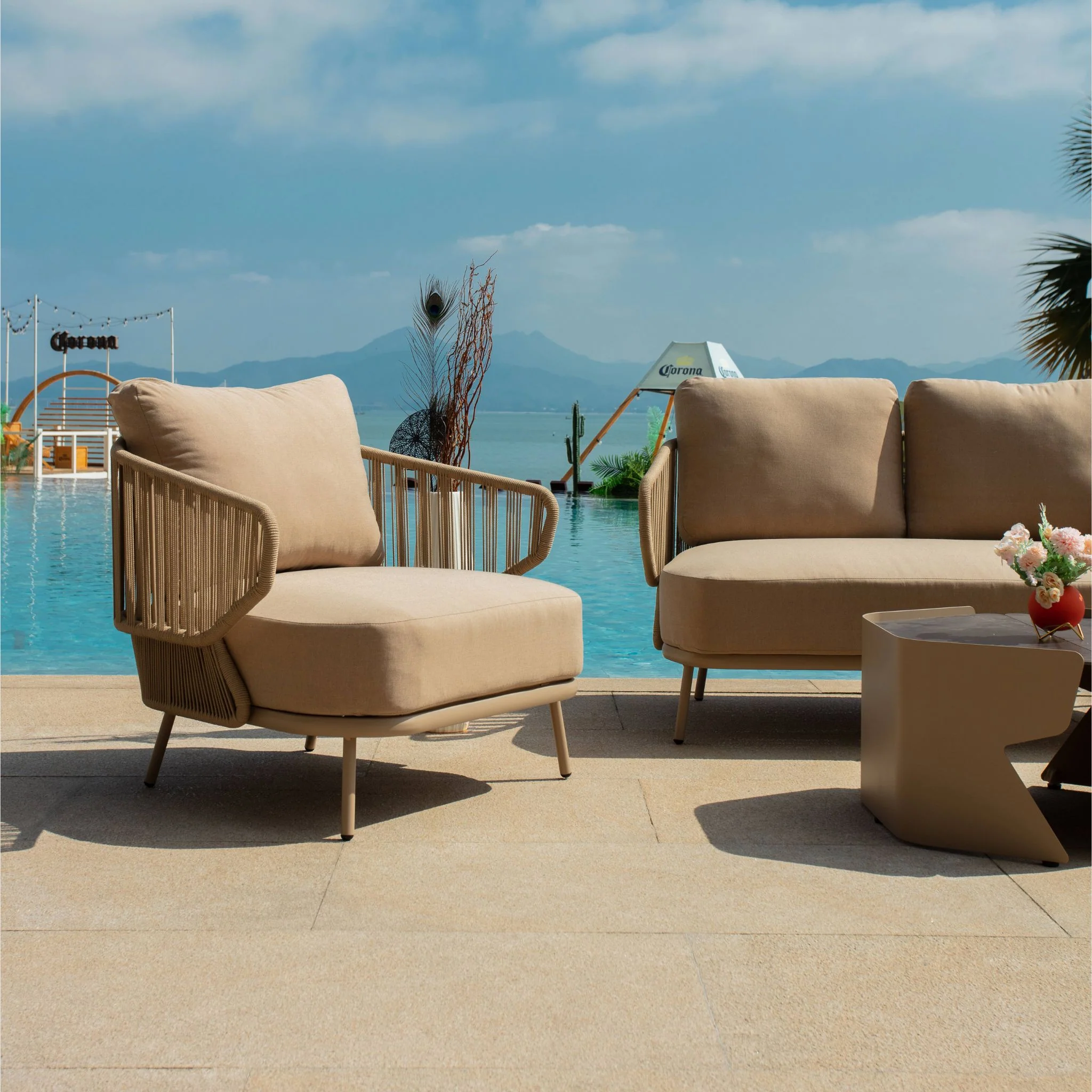Embrace Series | Outdoor Lounge Set | Clearance - Image 6