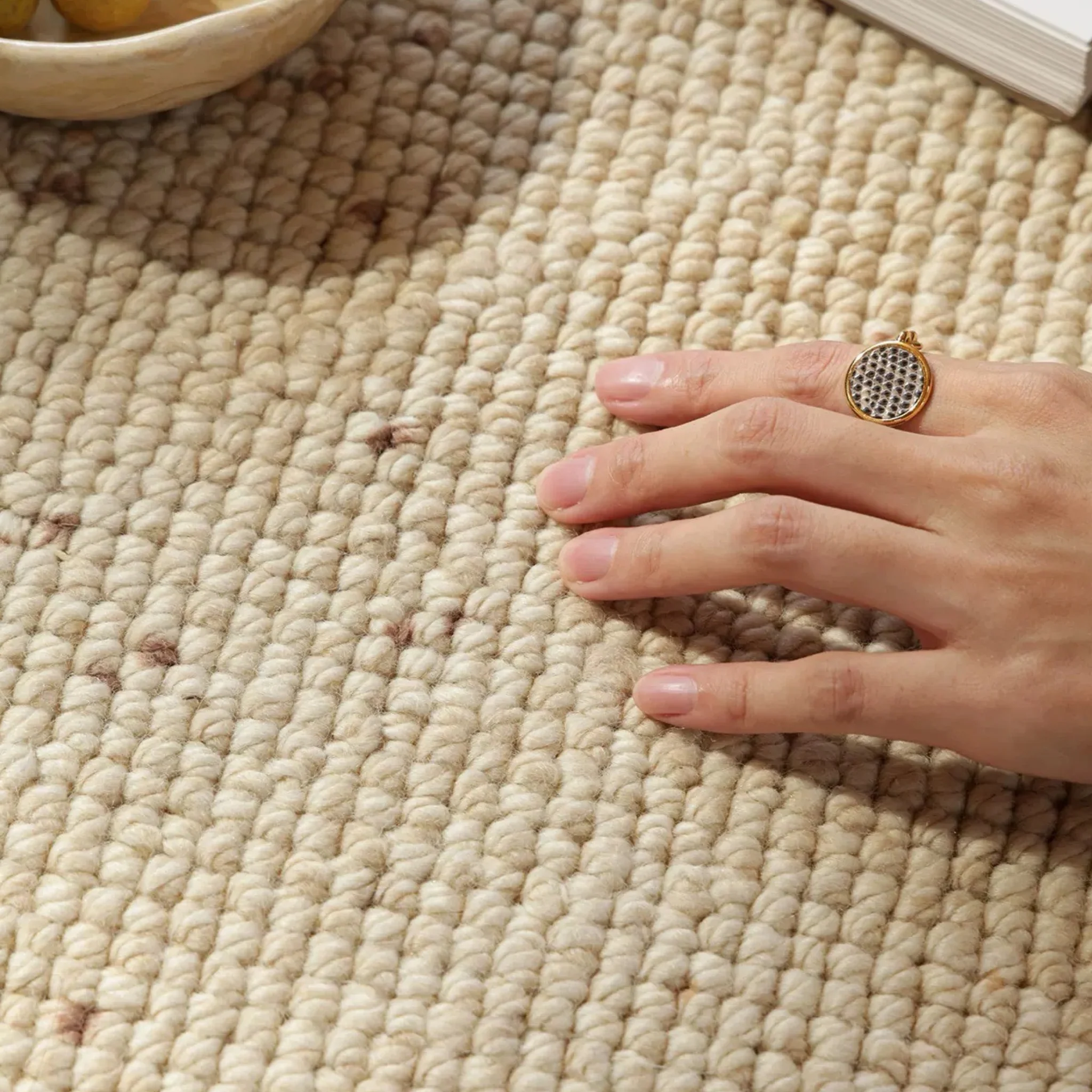 Flax Wool Rug - Image 6
