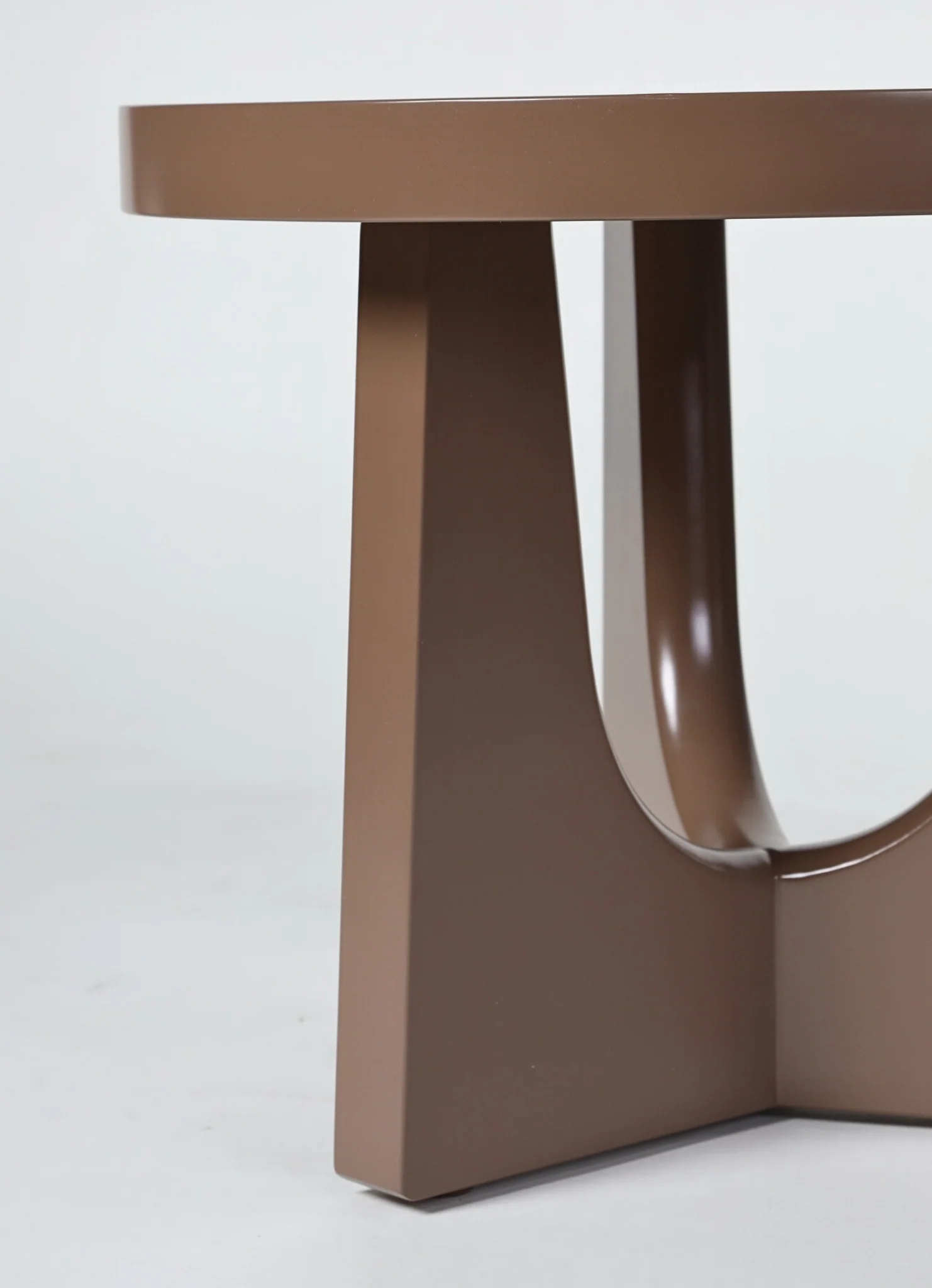 Geometric Side Tables - Gloss Lacquered Wood - Image 5