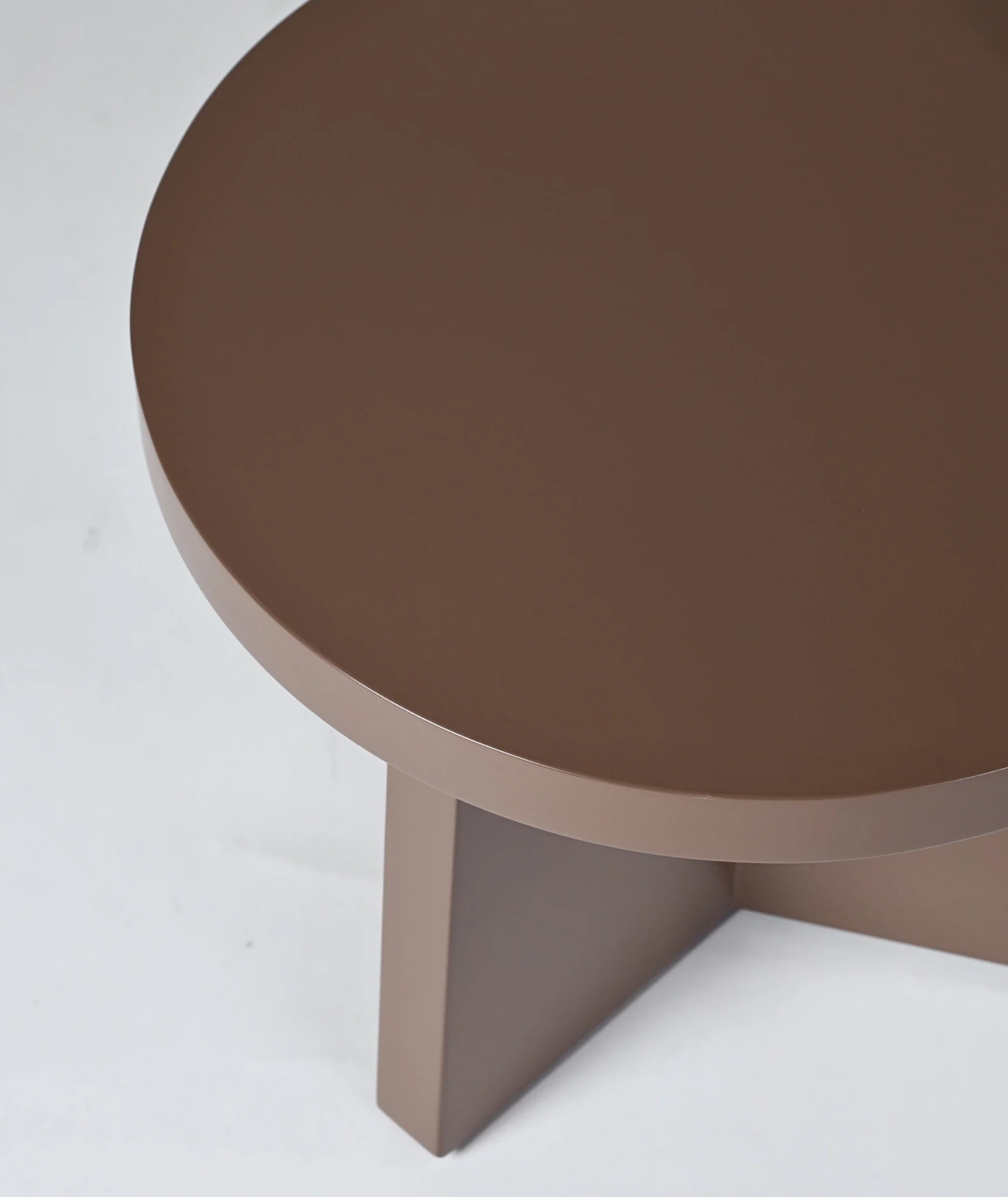 Geometric Side Tables - Gloss Lacquered Wood - Image 8