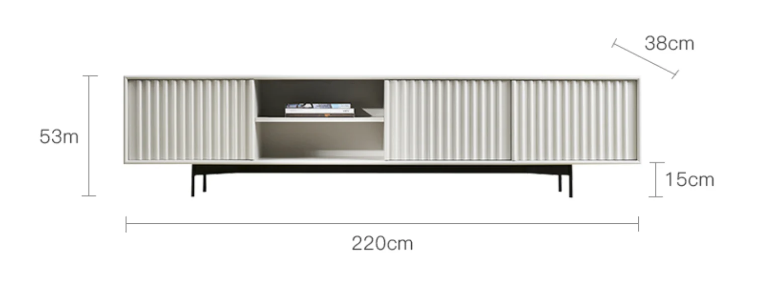 Heb Fluted TV Unit - Image 10