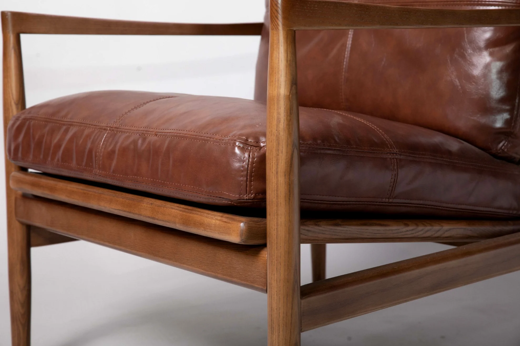 Ivan Wooden Armchair - Image 6