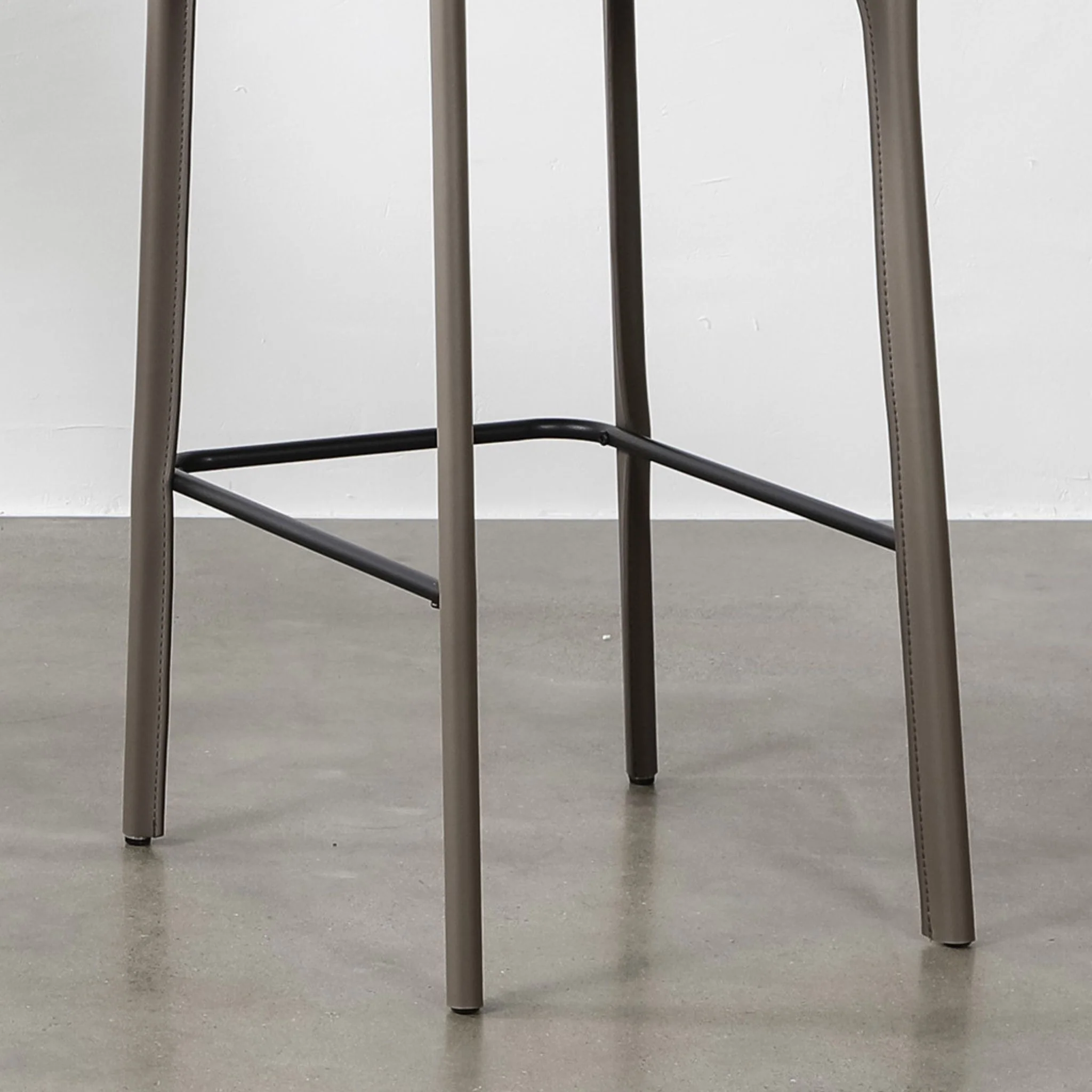 James Leather Bar Stool - Image 5