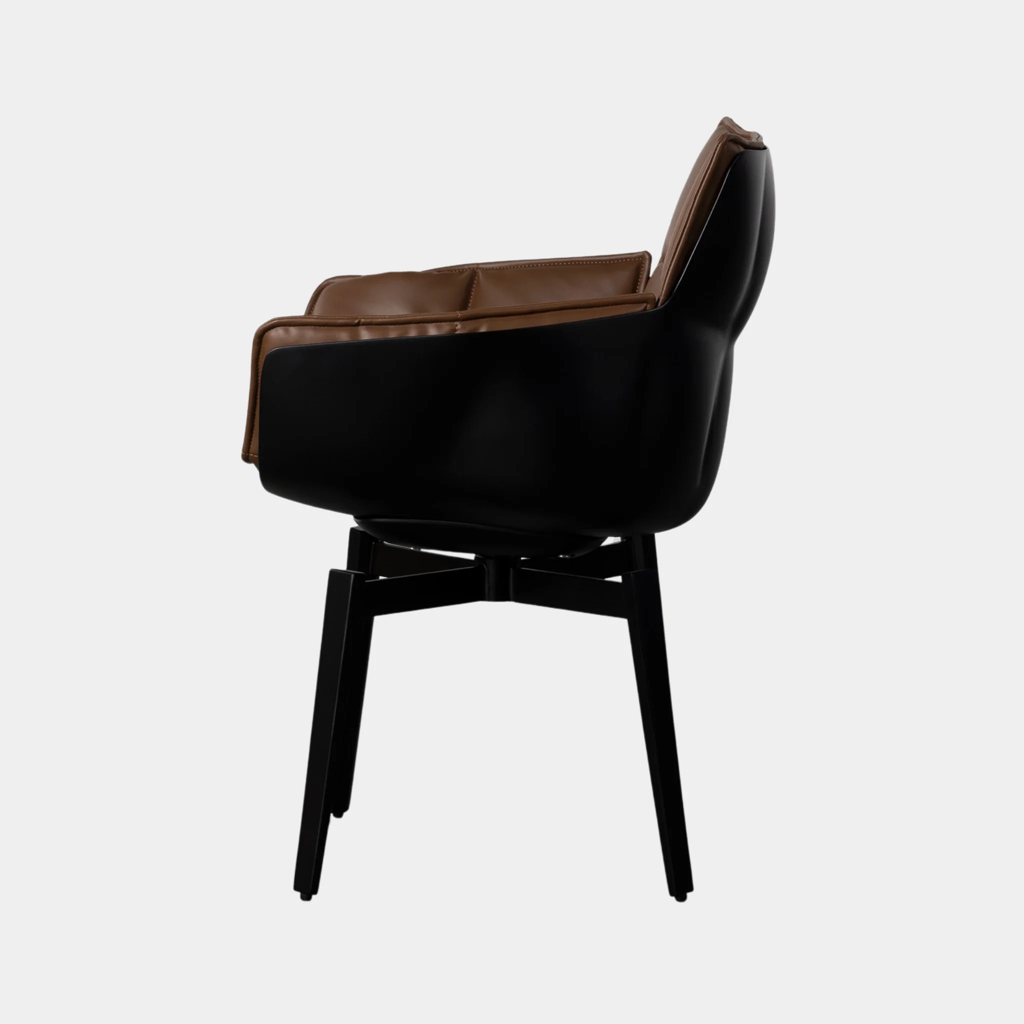 Marion Rotating Leather Chair - Image 5