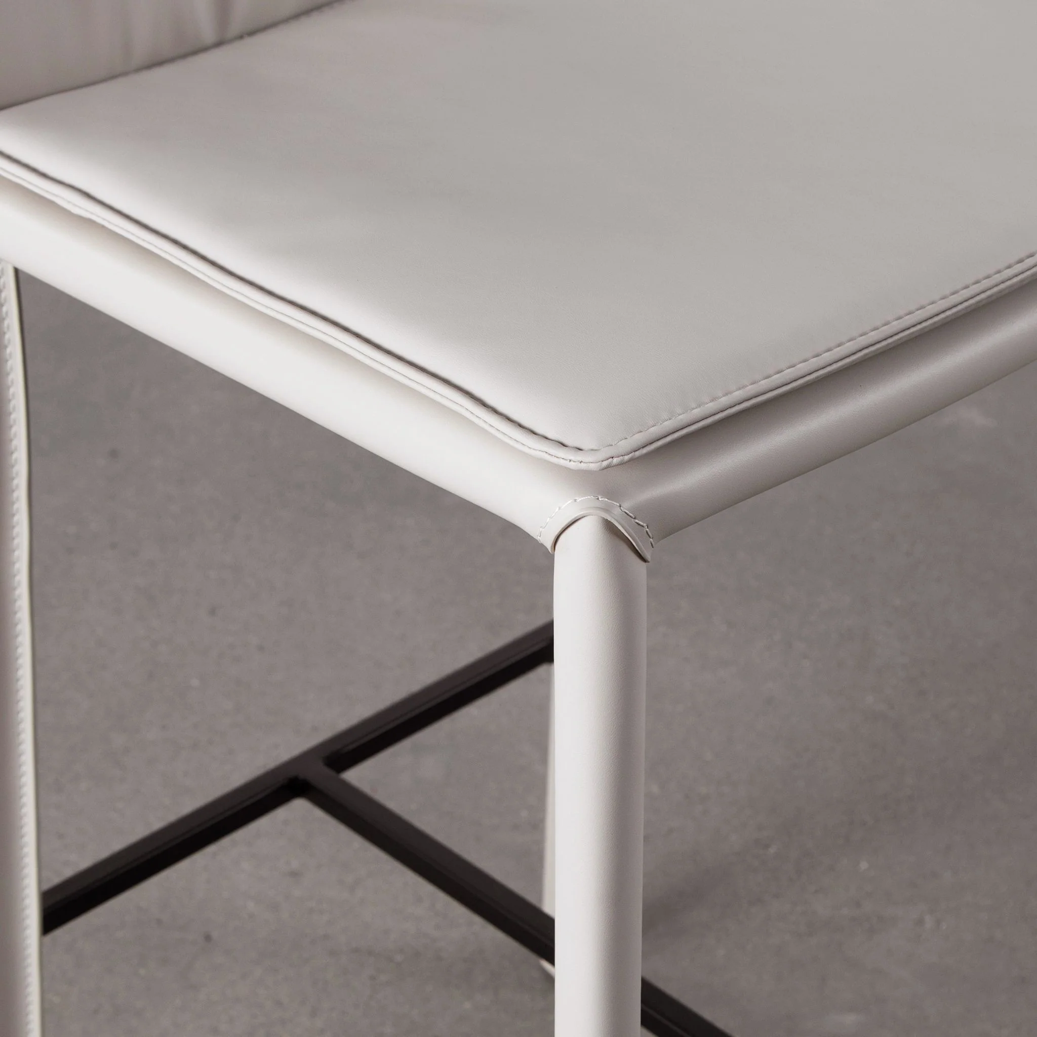 Mateo Leather Bar Stool - Image 7