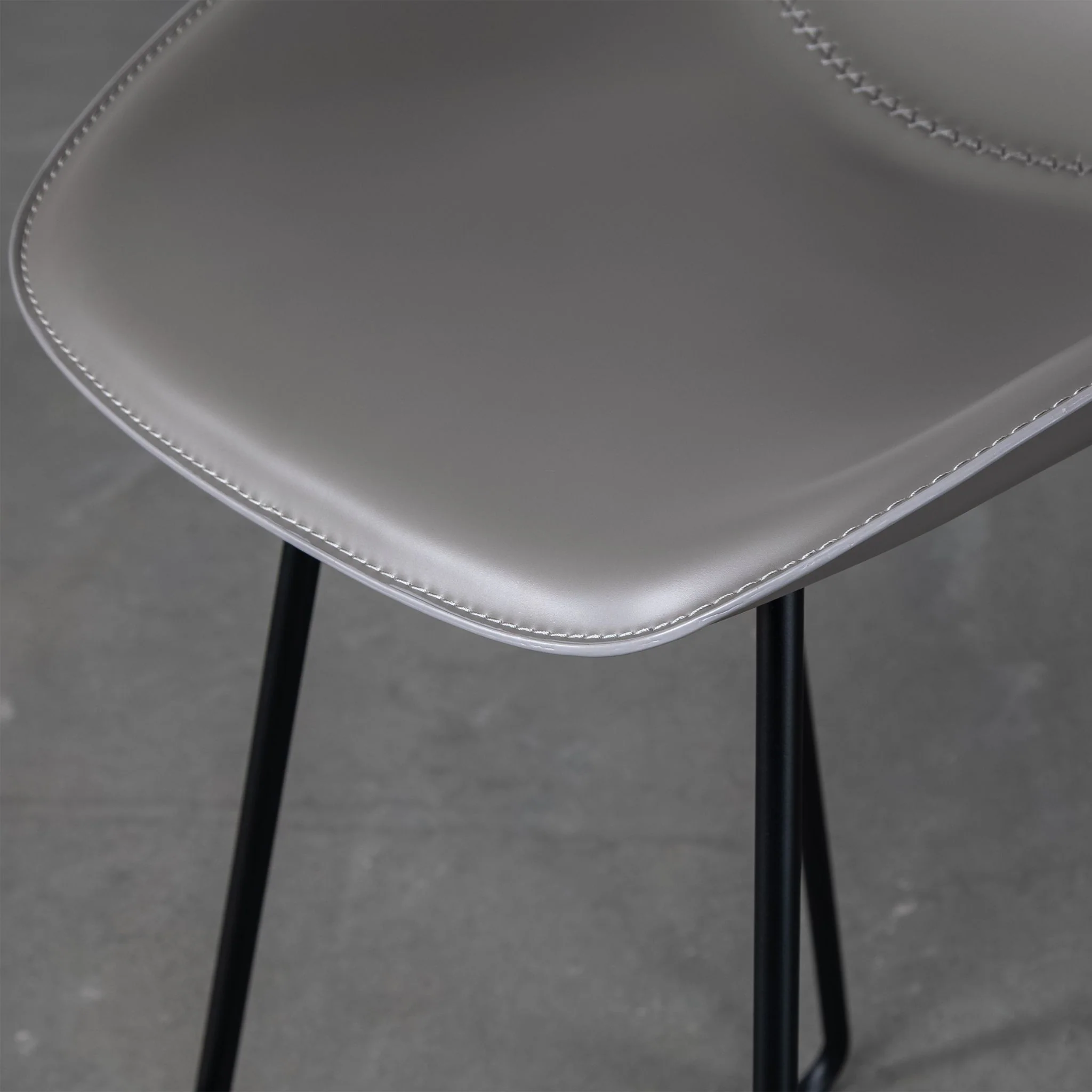 Oliver Leather Bar Stool - Image 8