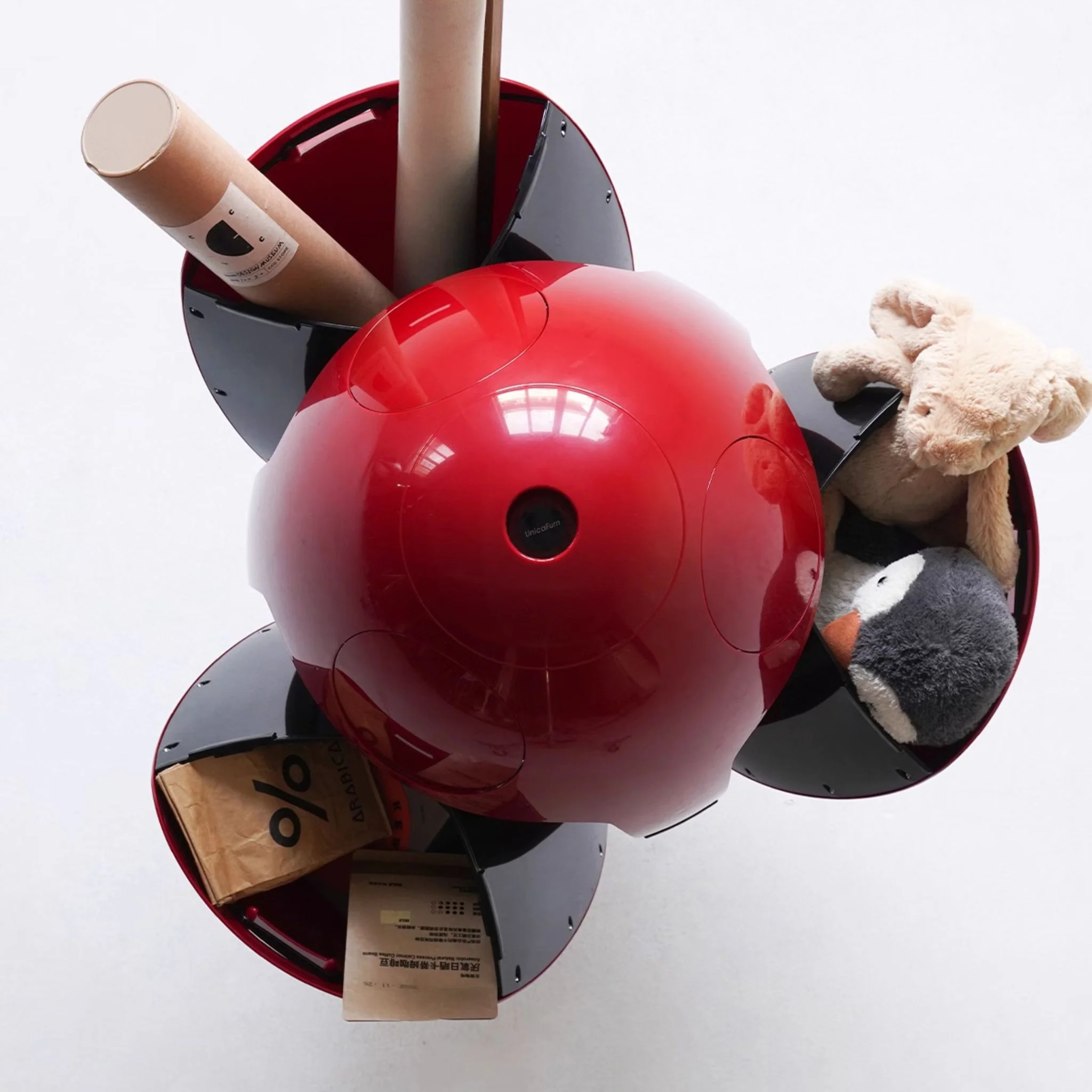 Sculptural Retro Bin Station - Image 13