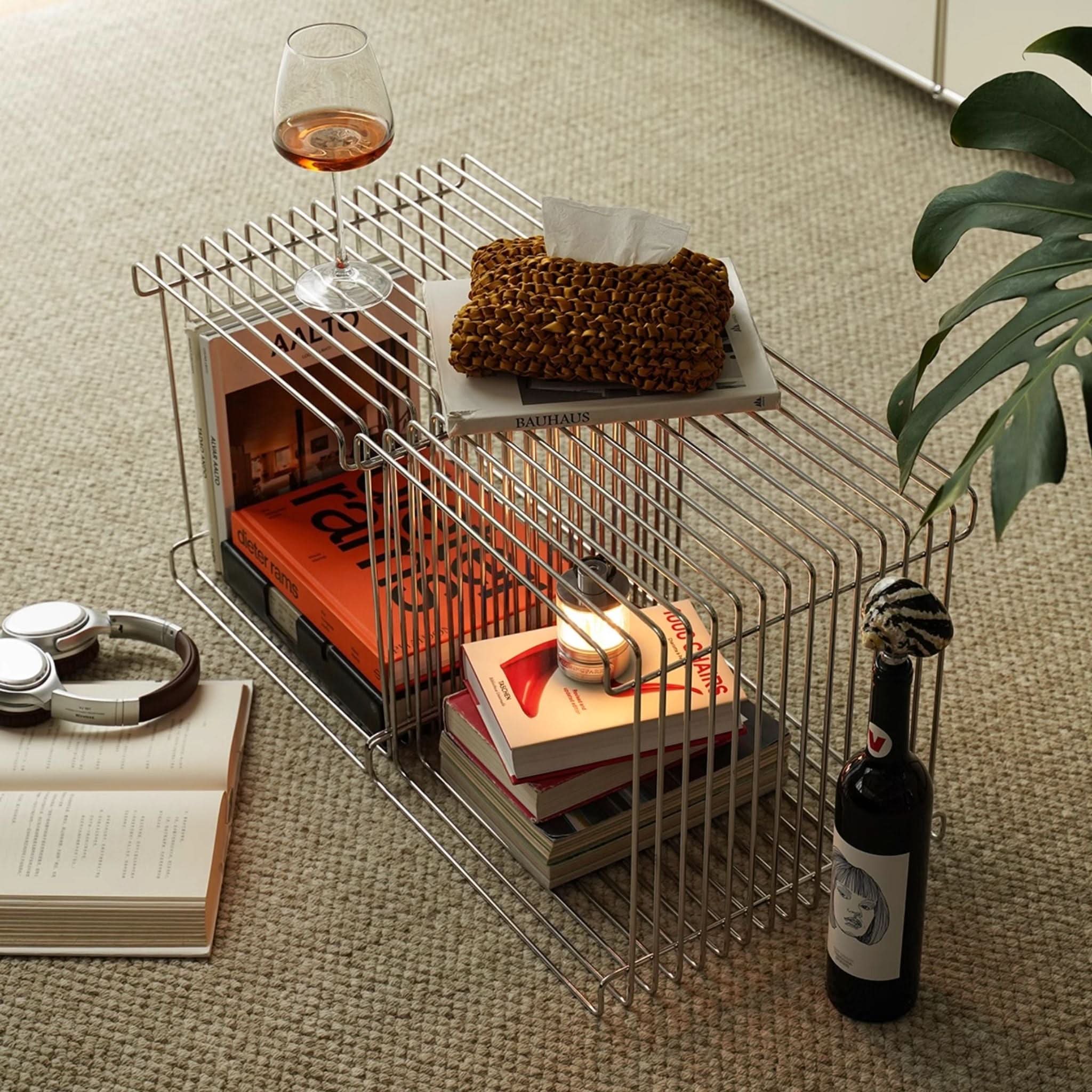 Stainless Steel Side Table - Image 11