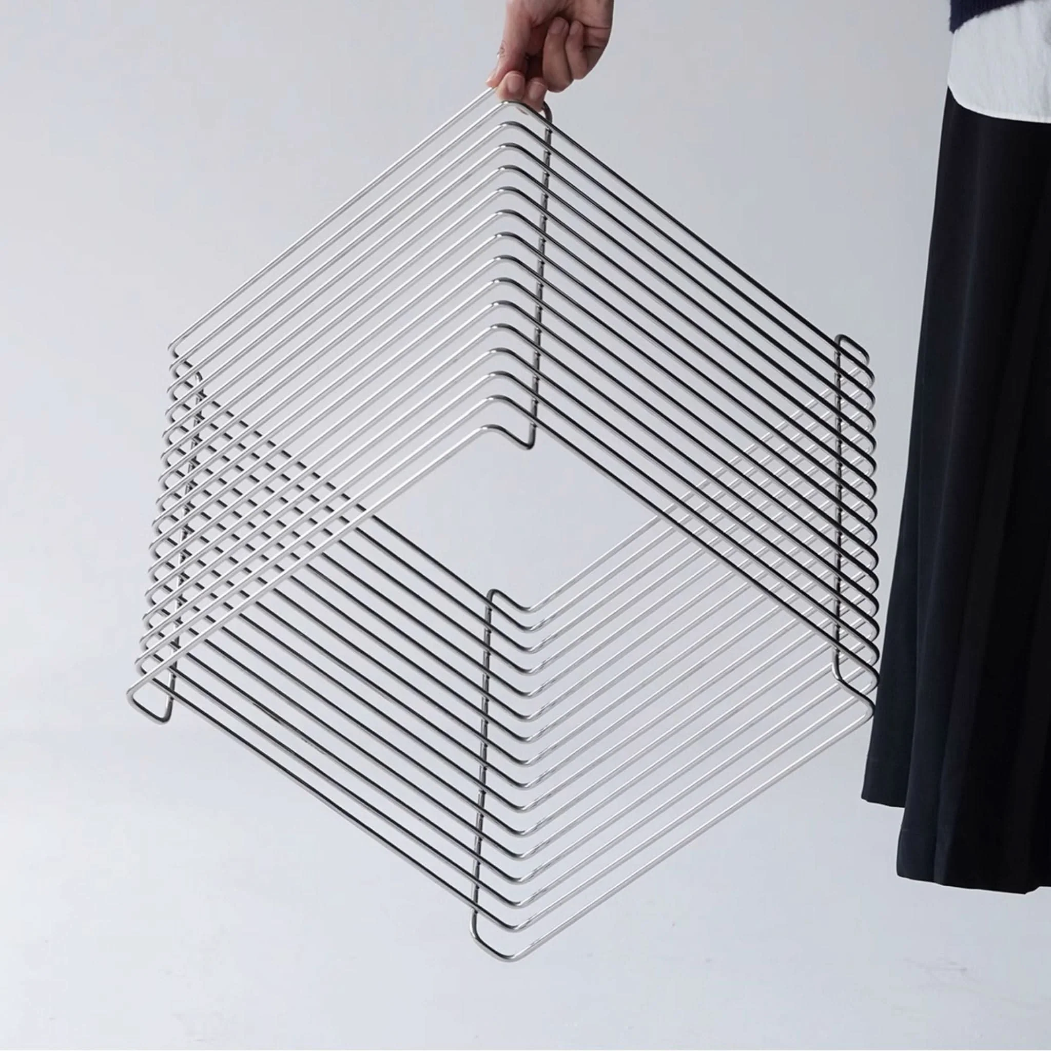 Stainless Steel Side Table - Image 5