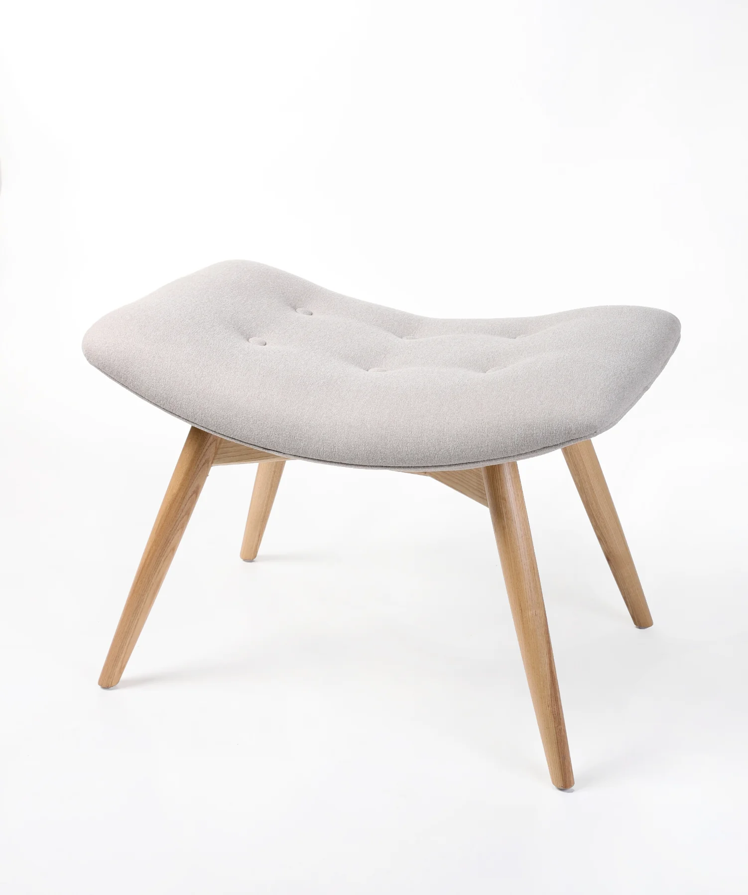 Wood and Cord Rocking Chair - Image 4